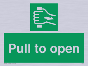 Pull to open
