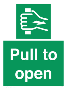 Pull to open