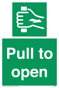Pull to open