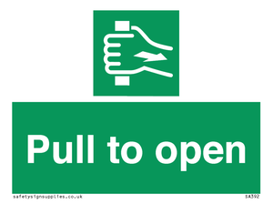 Pull to open