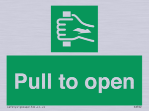 Pull to open