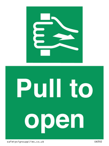 Pull to open