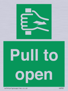 Pull to open