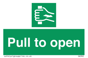 Pull to open