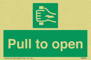 Pull to open