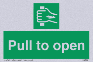 Pull to open