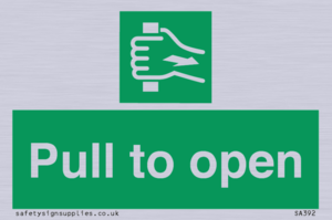 Pull to open