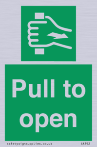 Pull to open