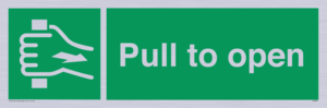 Pull to open