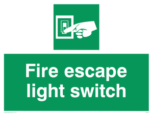 fire escape light switch