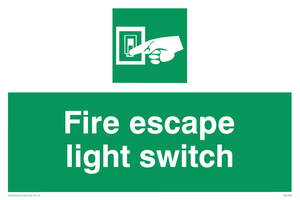 fire escape light switch