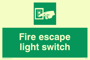 fire escape light switch