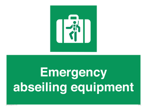 Emergency abseiling equipment
