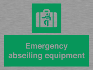 Emergency abseiling equipment