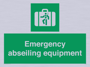 Emergency abseiling equipment