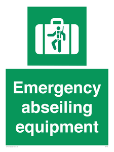 Emergency abseiling equipment