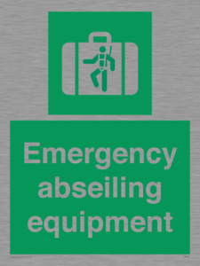 Emergency abseiling equipment