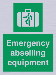 Emergency abseiling equipment