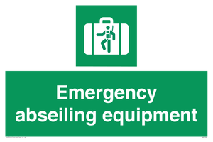 Emergency abseiling equipment