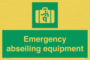 Emergency abseiling equipment
