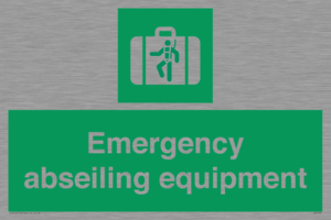 Emergency abseiling equipment