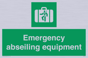 Emergency abseiling equipment