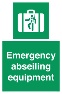Emergency abseiling equipment