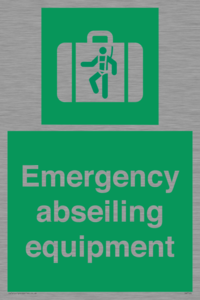 Emergency abseiling equipment