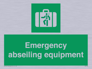 Emergency abseiling equipment