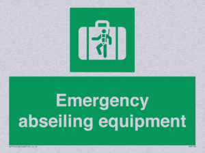 Emergency abseiling equipment
