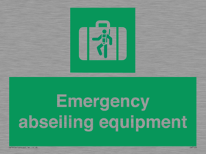 Emergency abseiling equipment
