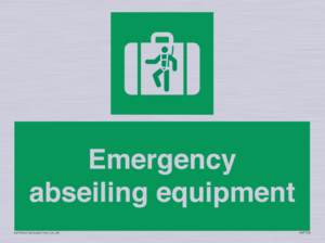 Emergency abseiling equipment