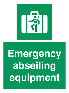 Emergency abseiling equipment