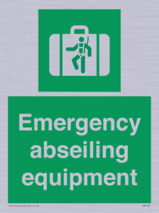 Emergency abseiling equipment