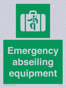 Emergency abseiling equipment