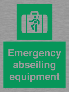 Emergency abseiling equipment
