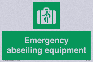 Emergency abseiling equipment