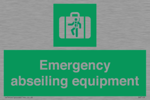 Emergency abseiling equipment