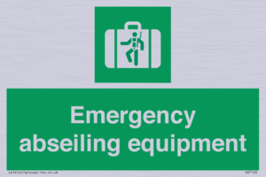 Emergency abseiling equipment