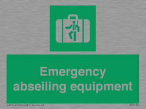 Emergency abseiling equipment
