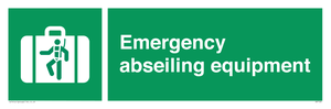 Emergency abseiling equipment