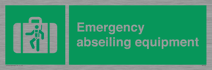 Emergency abseiling equipment