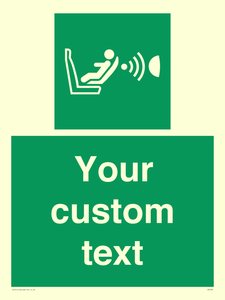 Custom safe condition child seat presence orientation detection system
