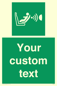 Custom safe condition child seat presence orientation detection system