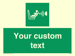 Custom safe condition child seat presence orientation detection system