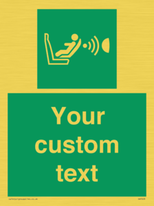 Custom safe condition child seat presence orientation detection system