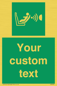 Custom safe condition child seat presence orientation detection system