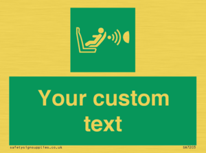 Custom safe condition child seat presence orientation detection system