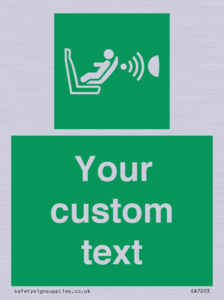 Custom safe condition child seat presence orientation detection system