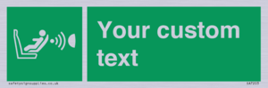 Custom safe condition child seat presence orientation detection system
